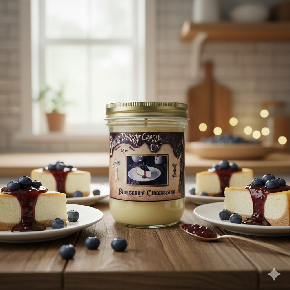 Blueberry Cheesecake - 16 oz Coconut Wax Candle